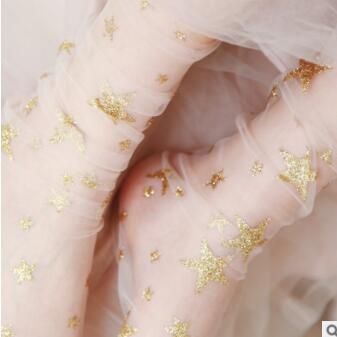2020 Shiny Gold And Silver Stars Fashion Stockings Net Yarn