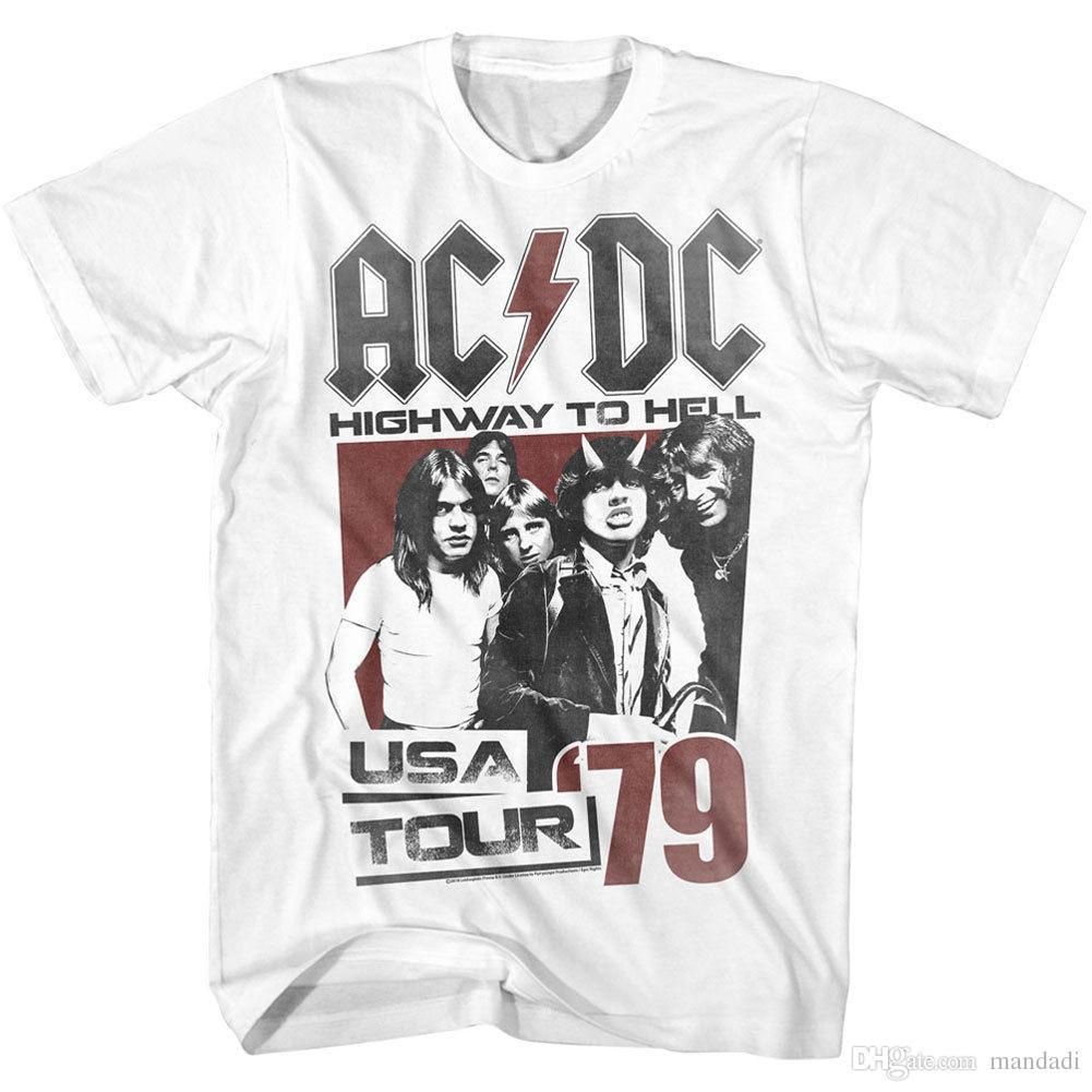 camisetas de ac dc para hombre