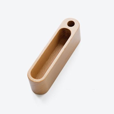 Porte-cartes de visite et porte-photo en bois pour bureau et cartes de visite