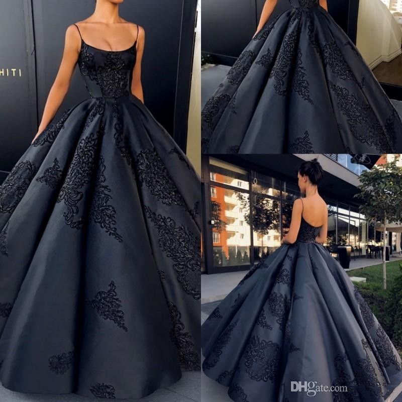 2018 Elegant Navy Blue Backless Evening Dresses Ball Gown Plus Size