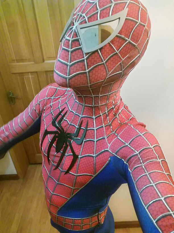 Original toby Spiderman costume Adult and Kid Hallween 3D spandex zentai suit