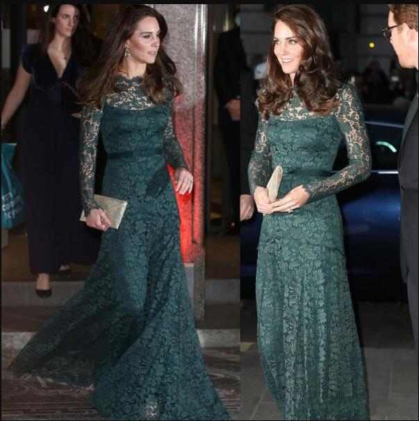 dark green occasion dress