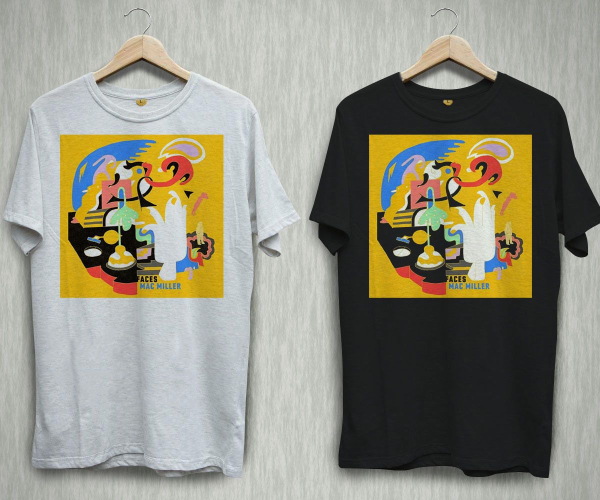 Mac Miller Classic T-Shirt S-2XL NEW LIMITED Faces 