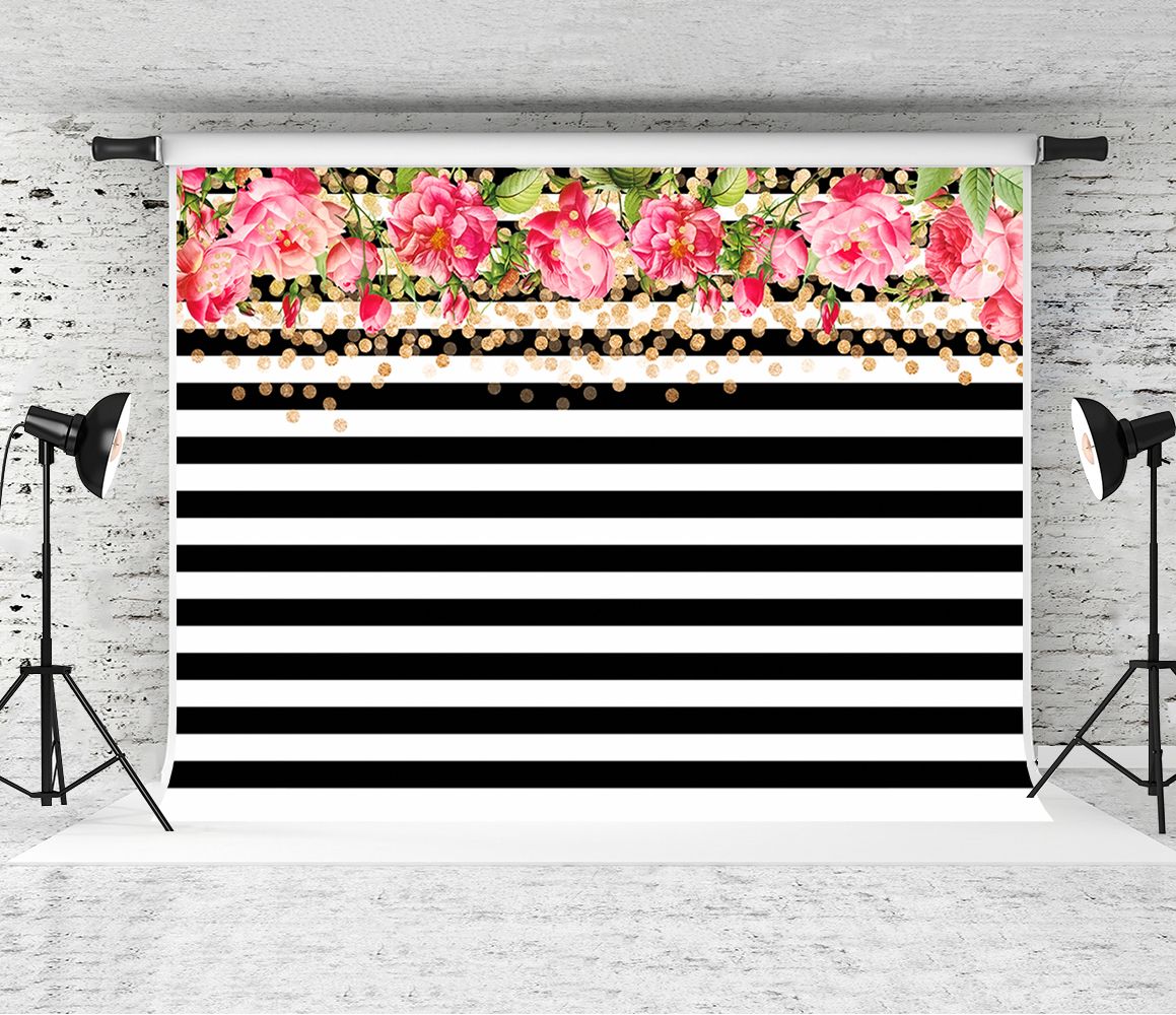 6x6FT Vinyl Photo Backdrops,Americana,Flag Flying Butterflies Background Newborn Birthday Party Banner Photo Shoot Booth