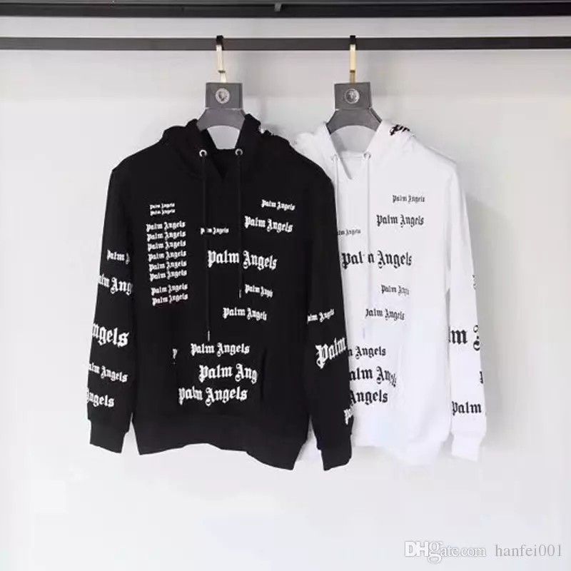 Compre 18FW Palm Angels Sudaderas Con Capucha Mujer Hombre De Manga Larga  LOGO Impreso Sudadera Tops Street Casual Jersey Sudaderas Con Capucha  HFLSWY187 A 39,02 € Del Yingyinglili888 | Es.Dhgate.Com