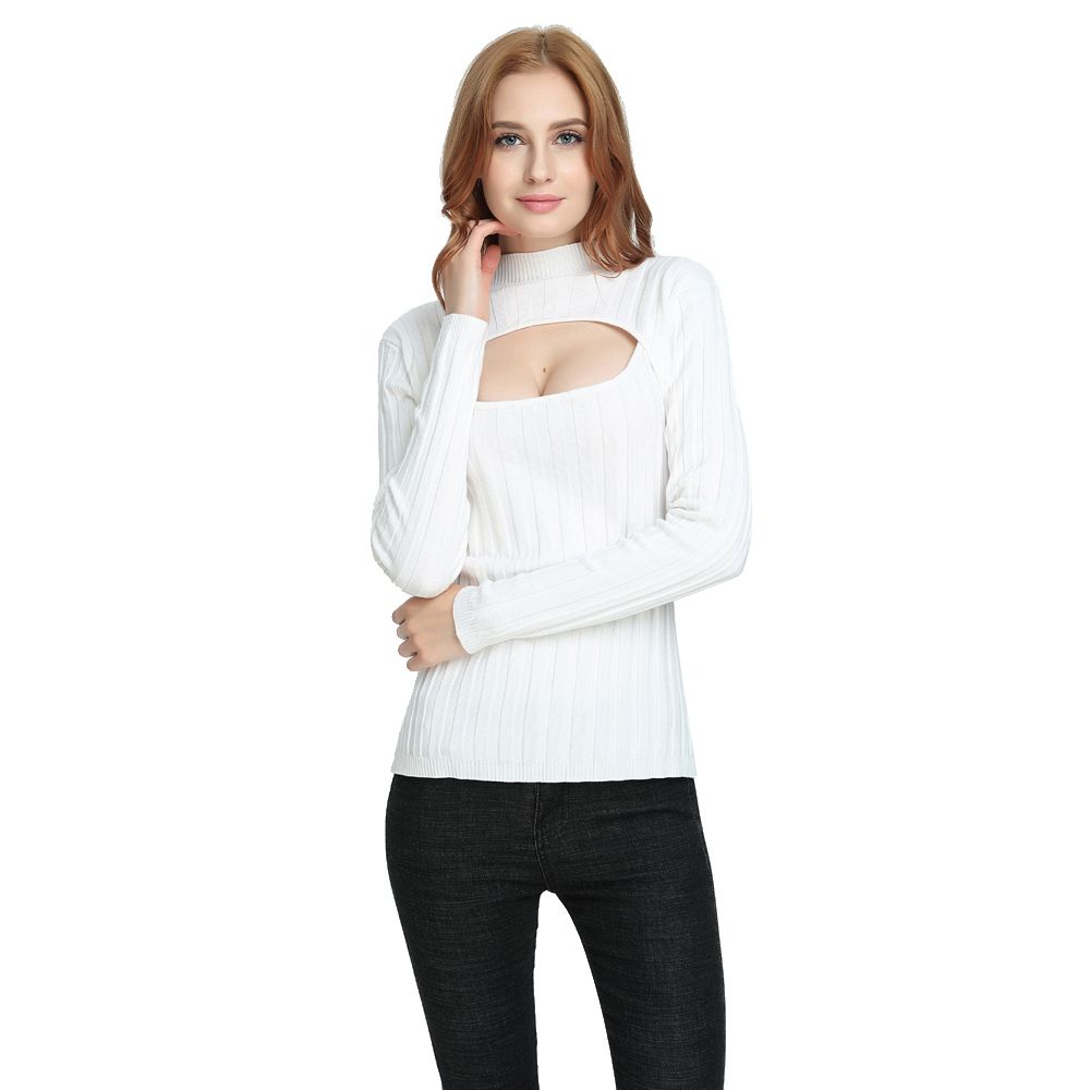 Anime Keyhole Knitted Pullover 