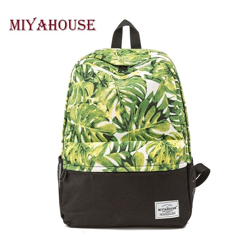 herschel backpack leaves