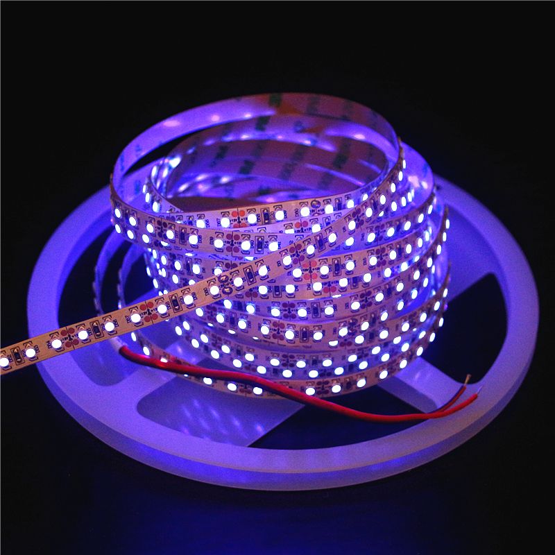 Compre 05 5m Real Ultraviolet 395 405nm Uv Led Strip Luz Negra 12v 3528 120leds M Ip20 Ip65 Cinta De Cinta De Cinta De Cinta Led Impermeable A