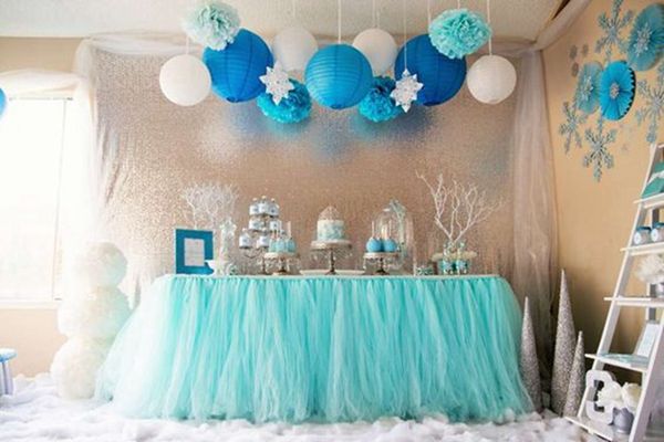 Tiffany Blue Organza Tulle Tutu Table Skirt Roll Fabric Spool Tutu