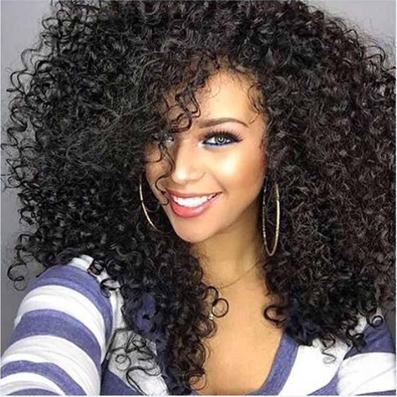 Cosplay Wigs Short Kinky Curly Weave Synthetic Hair Wigs For Black