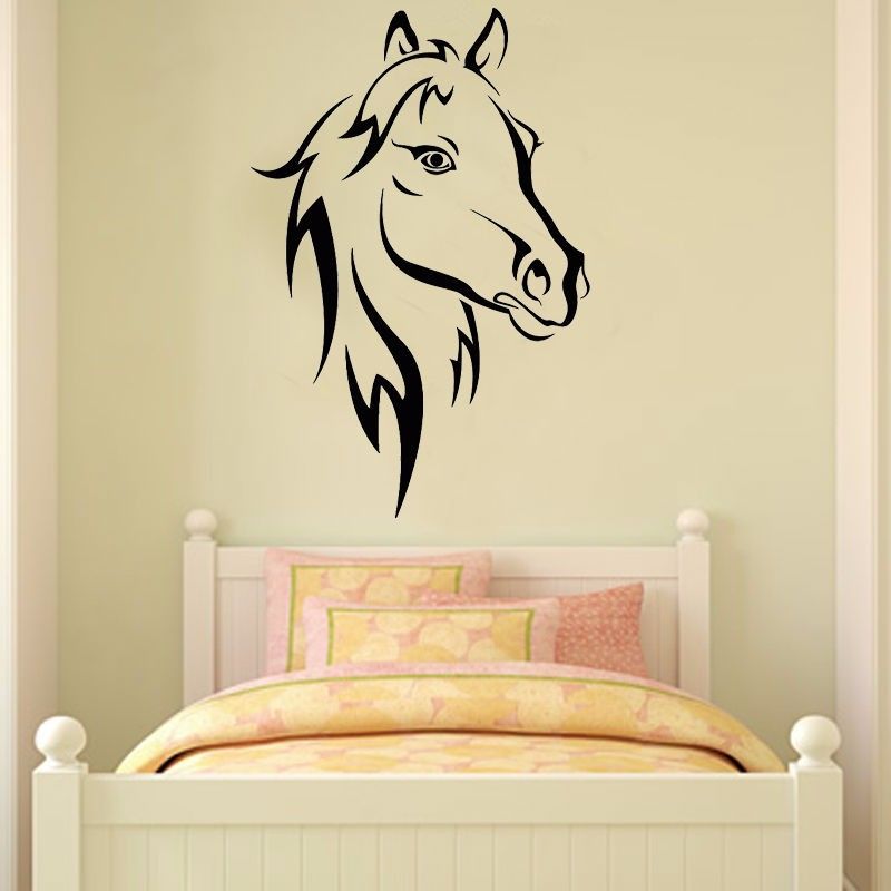 Grand sticker mural pour salon chambre Stickers muraux de  décoration,Chambre Autocollant Mural Oiseaux Accueil Decal Mural Art Decor…  (noir) : : Cuisine et Maison