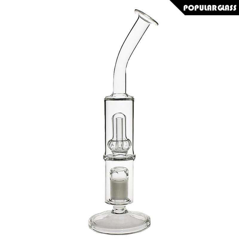 2021 26cm Tall Glass Mouthpiece With Showhead Percolator Smoking Bongs