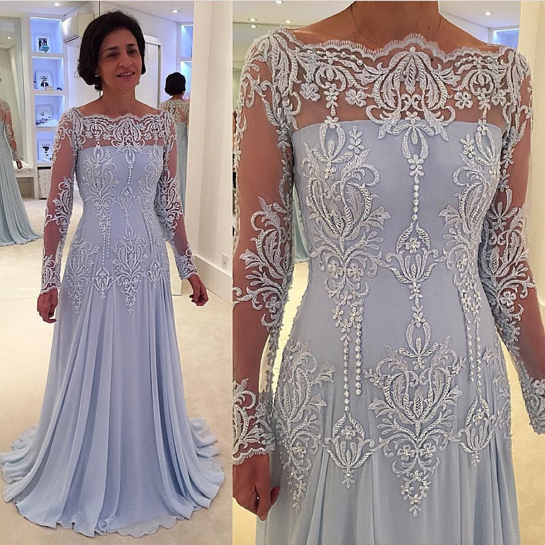 elegant long dresses for mother of the bride