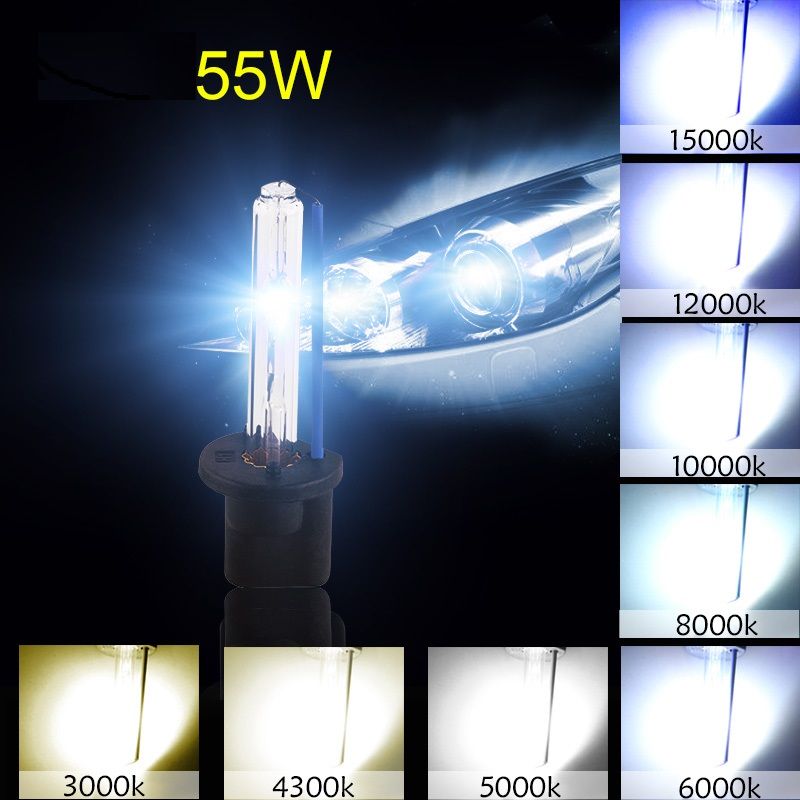 2x H11 55W Light Xenon White Car Headlight Bulbs Bulb Lamp Replacement 12V