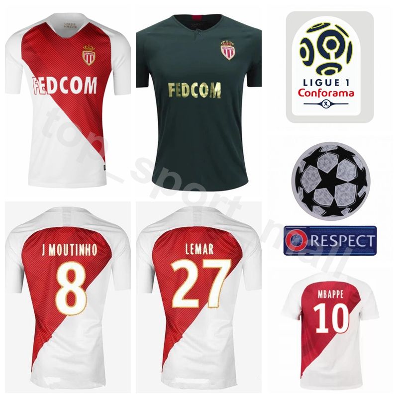 Soccer Jersey AS Monaco FC LEMAR MBAPPE 