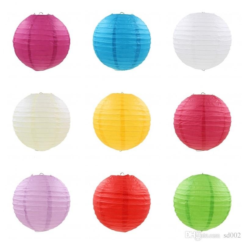 Mid Autumn Festival Paper Lanterns For Wedding Birthday Festival