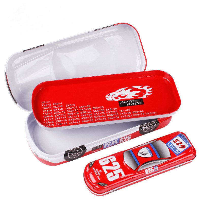 Children Car Design Two Layer Metal Pencil Box Kids Fashion Toy Cartoon Pen Cases Student Creative School Stationery Box Kids Toy Box Gifts Children Car Design Two Layer Metal Pencil Box Kids Fashion Toy Cartoon Pen Cases Student Creative School Stationery Box Kids Toy Box Gifts