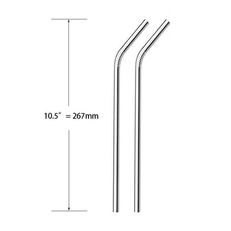 bend straws 10.5 inch