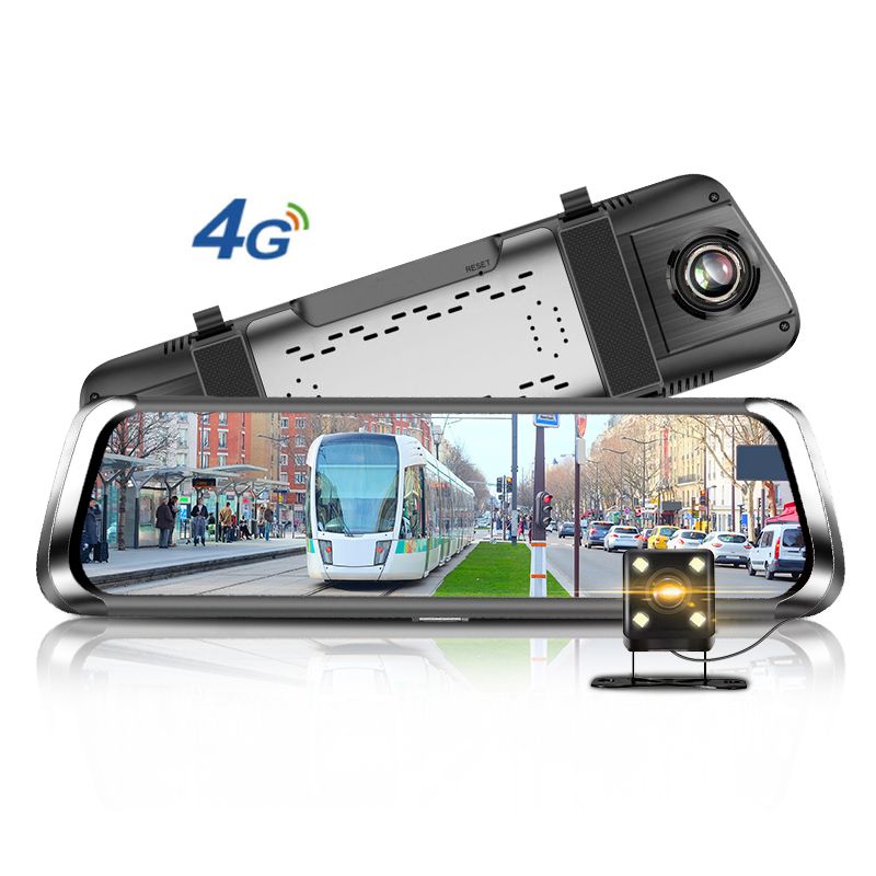 E08 Car DVR 10IPS Touch 4G Mirror DVR Android ADAS GPS Navi FHD 1080P