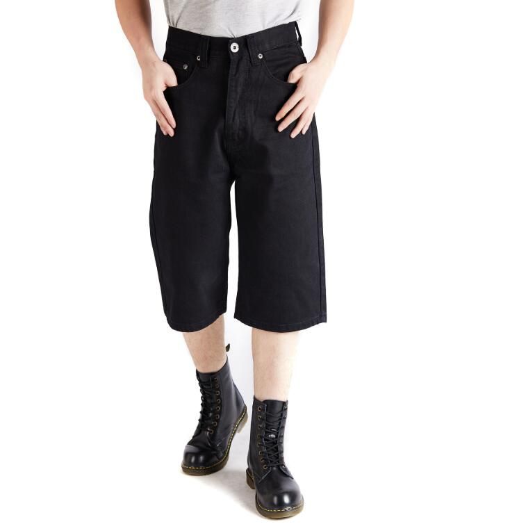 Acquistare Pantaloncini Jeans Larghi Allacciati Larghi Hip Hop Streetwear  Pantaloncini Estivi Da Uomo Jeans Bermuda Neri Pantaloni Corti i Economico  | Consegna Veloce E Qualità | DHgate Italy