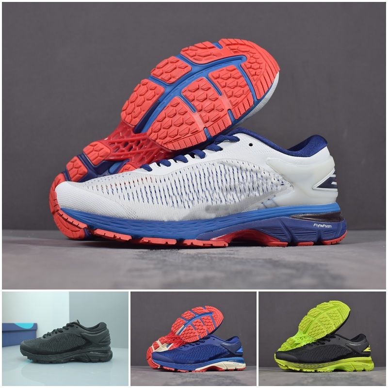 gel kayano 25 white blue