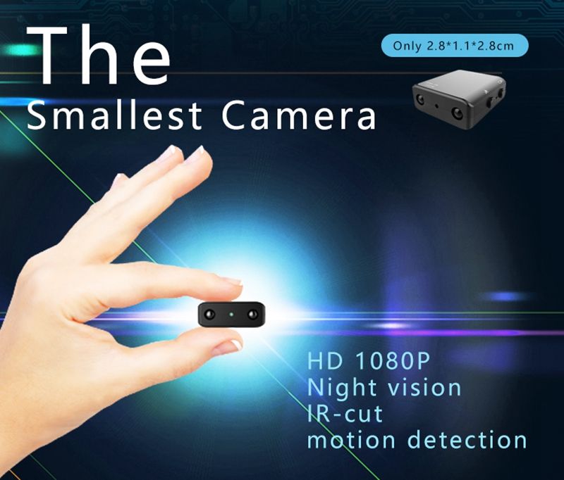 1080P Full HD Mini Spy Camera Infrared IR-CUT Night Vision Hidden Security Micro