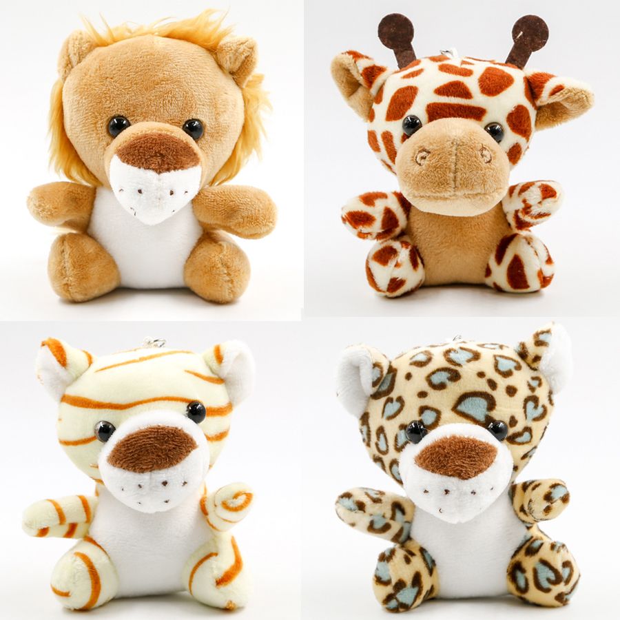 plush tiger keychain