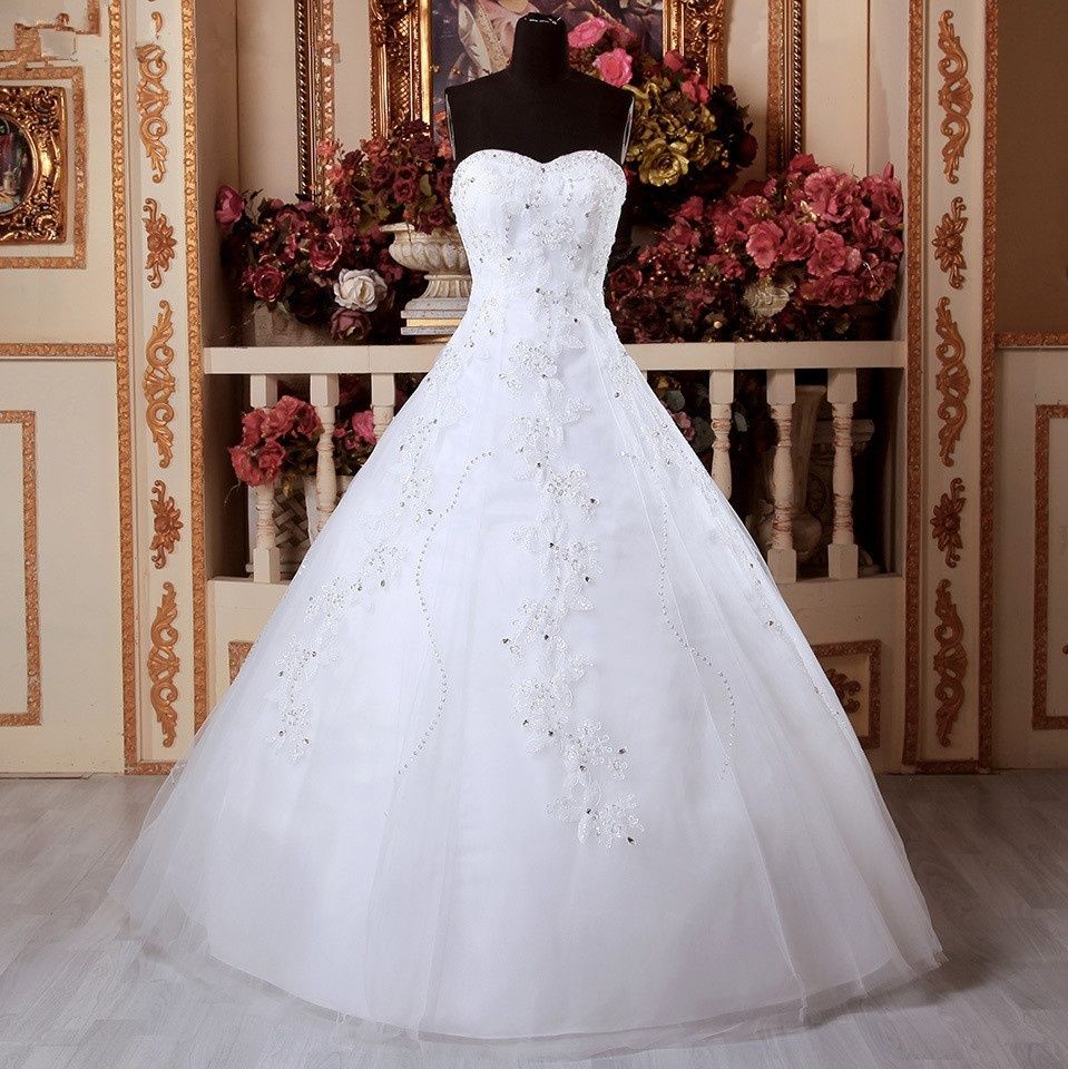 Blanc ravissant noeud dentelle diamond flower gants robe de mariage communion 