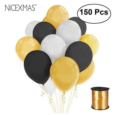 giant gold balloons