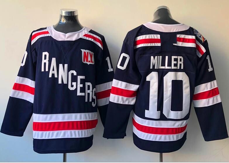 navy blue rangers jersey