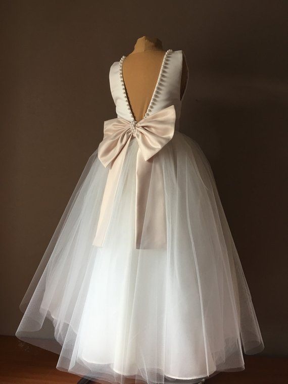 ivory bridesmaid dresses girls