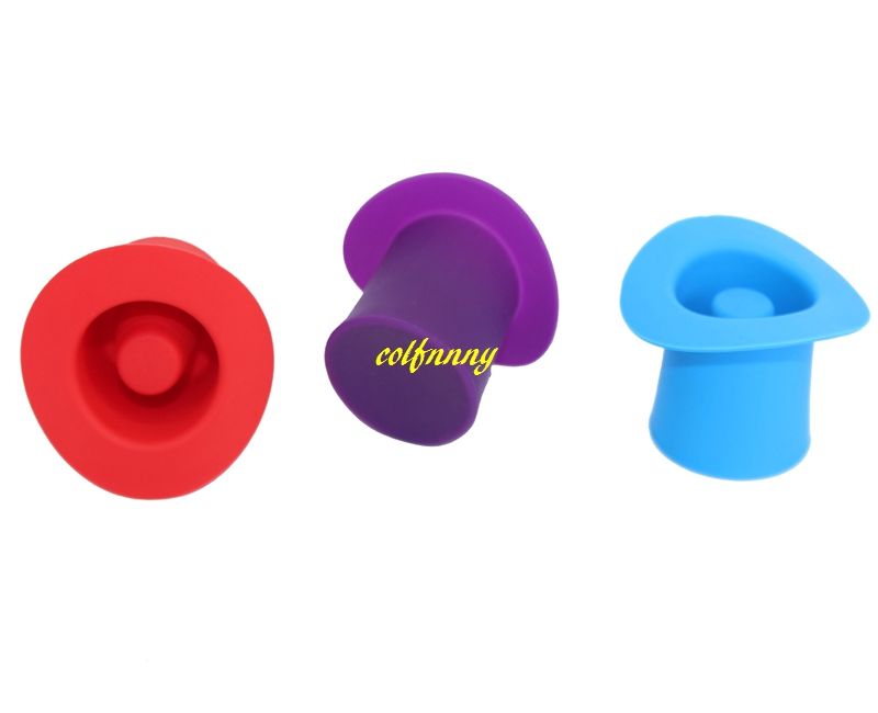 Wholesale BRAND Small Hat Silicone Wine Stopper Red Wine Champagne Plug Beer Bottle Bottle Stoppers Sealers At $1.35 | DHgate.Com