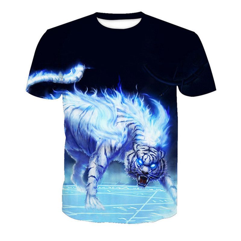 tiger print t shirt