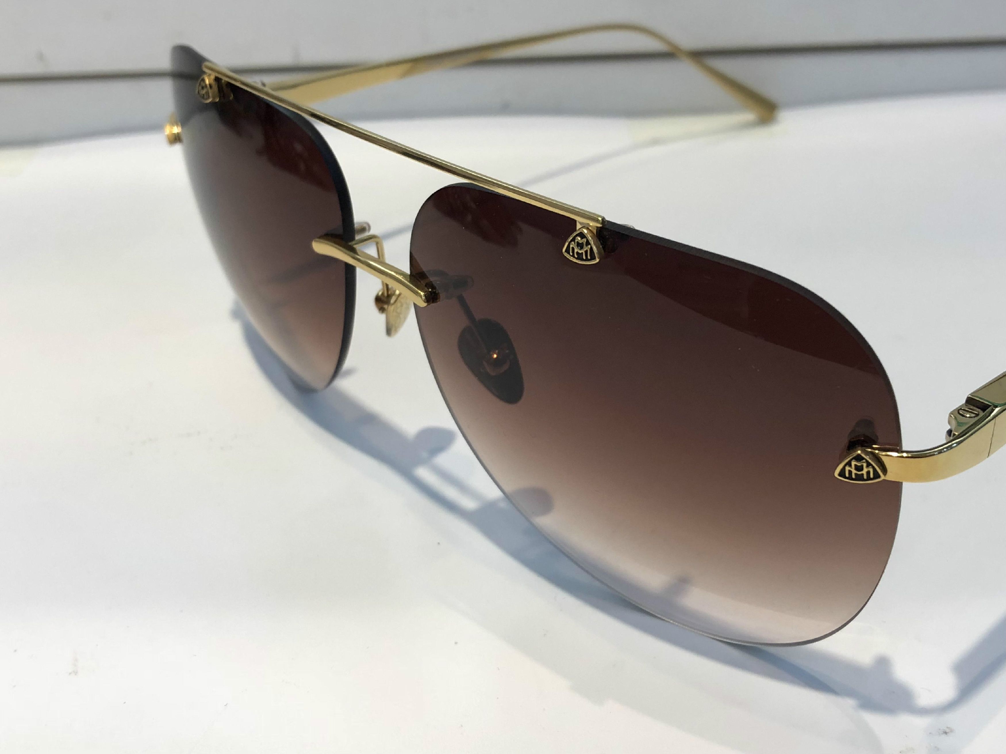 Acquista Occhiali Da Sole MAYBACH Z18 Di Lusso In Oro Placcato Oro 18  Carati Occhiali Da Sole Classici Con Montatura Piloti, Maschili E Femminili  A 166,94 € Dal Neice | DHgate Italy