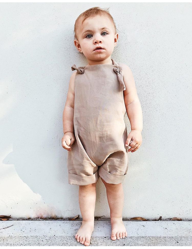 baby boy cotton overalls