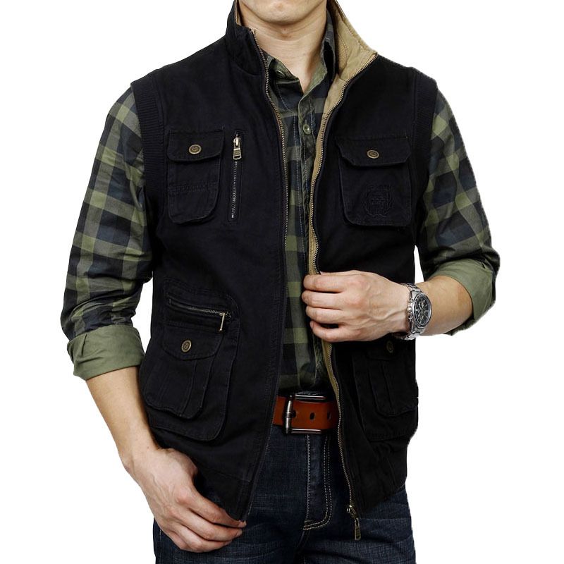 tactical sleeveless jacket