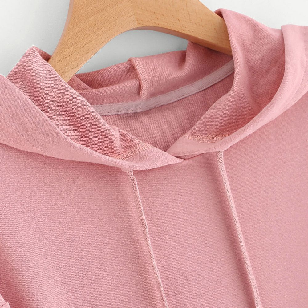 moletom com capuz with ribbon drawstring