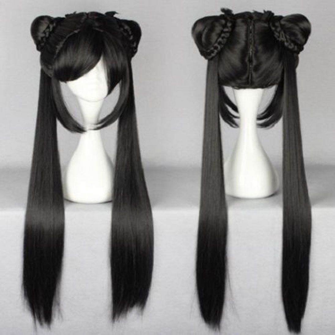 Long Black Hair Cosplay Wigs - wide 1