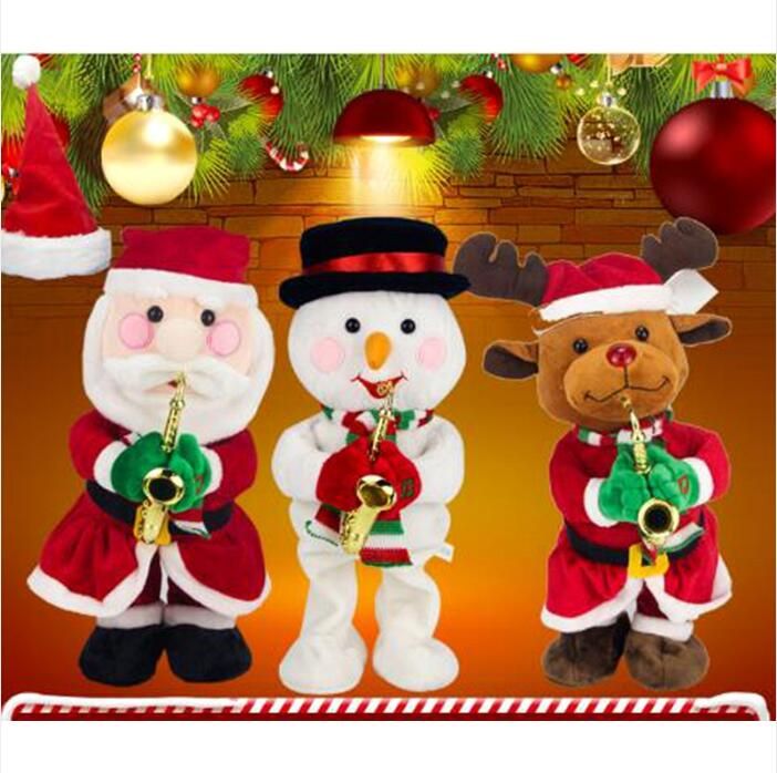 Acheter De Noel Electrique Twerk Pere Noel Chapeau De Noel Cerf Bonhomme De Neige Musique Danse Poupee De Noel Cadeau De Noel Jouets Decoration Pour Enfants De 20 63 Du Fashion Show2017 Dhgate Com