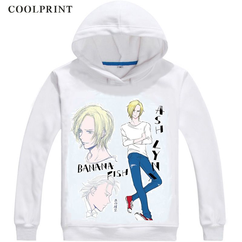 BINGXINK 3D Unisexe Banana Fish Hommes Femmes Sweats /à Capuche Pull /à Manches Longues Hiver Sweat-Shirts Hoodies