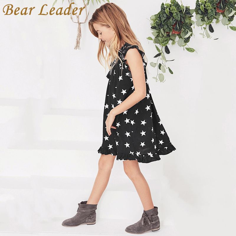 black and white star dress