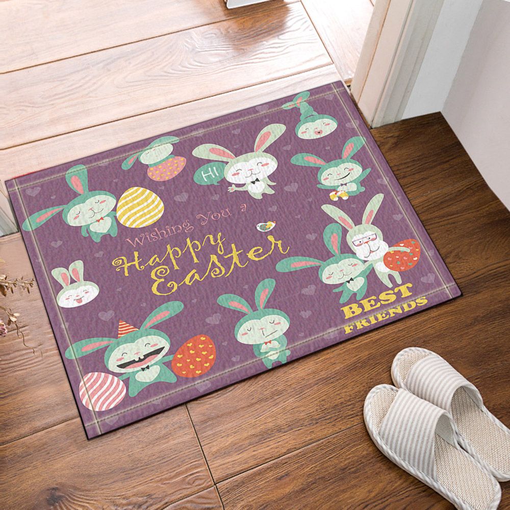 Acquista Tappetino Da Bagno Personalizzato Stampato Pasqua 3d Tappetino Da Bagno Stampato Fai Da Te Tappeto Wc Con Tappetino Da Bagno Assorbente In