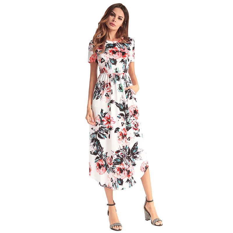 mid length casual dresses for women