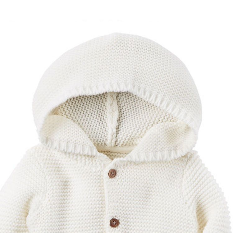 Baby Mädchen Pullover Strickjacke Blau 100% Baumwolle Baby Mädchen Pullover Strickjacke Blau 100% Baumwolle