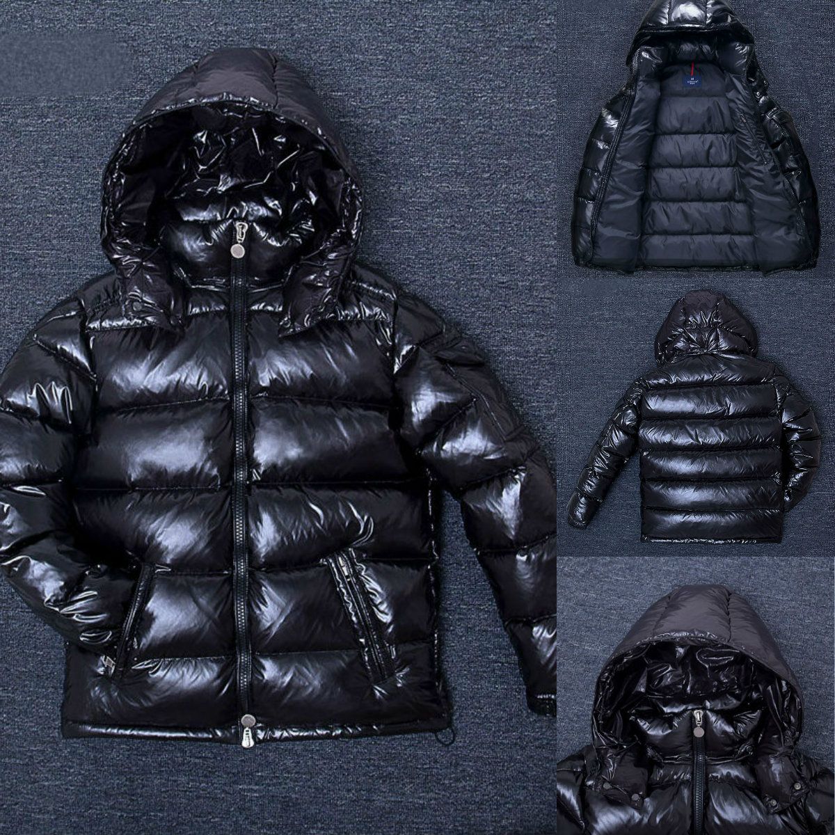 2020 2018 New Arrival Mens Winter Jacket In Stock Thick Black