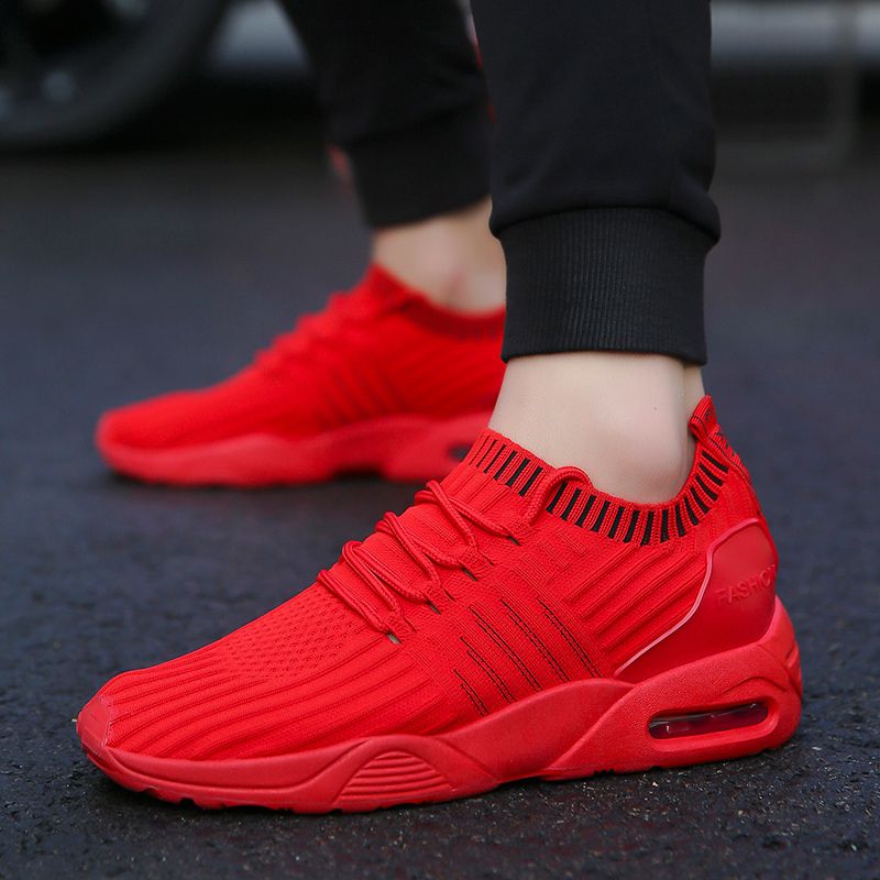 mens fabric trainers