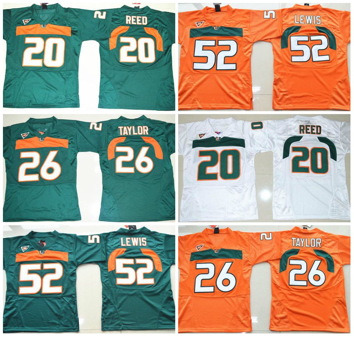 miami hurricanes ed reed jersey