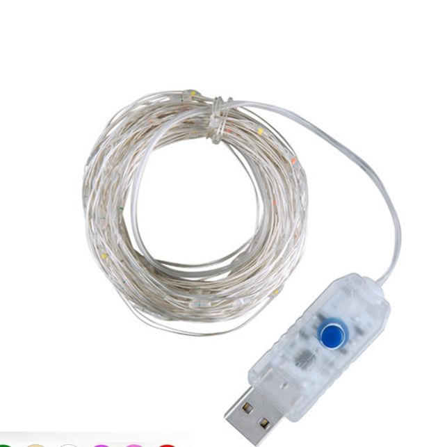 10m silver wire without remote