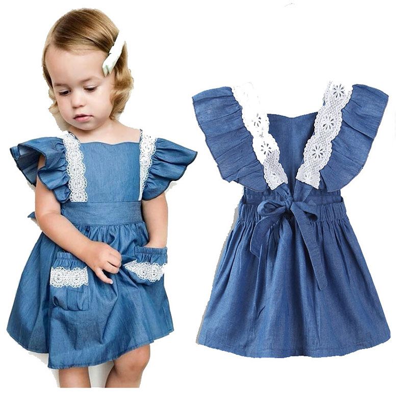 baby girl denim dress