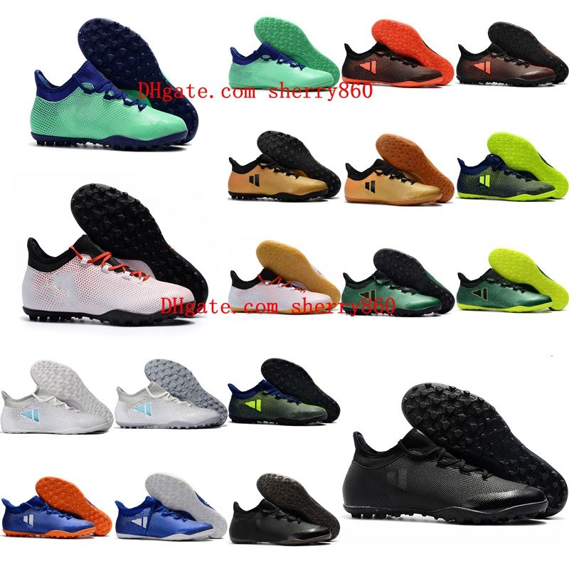 2020 2018 Top Quality New Arrival Mens Soccer Cleats X Tango 17.3 TF Soccer Shoes Indoor Soft 